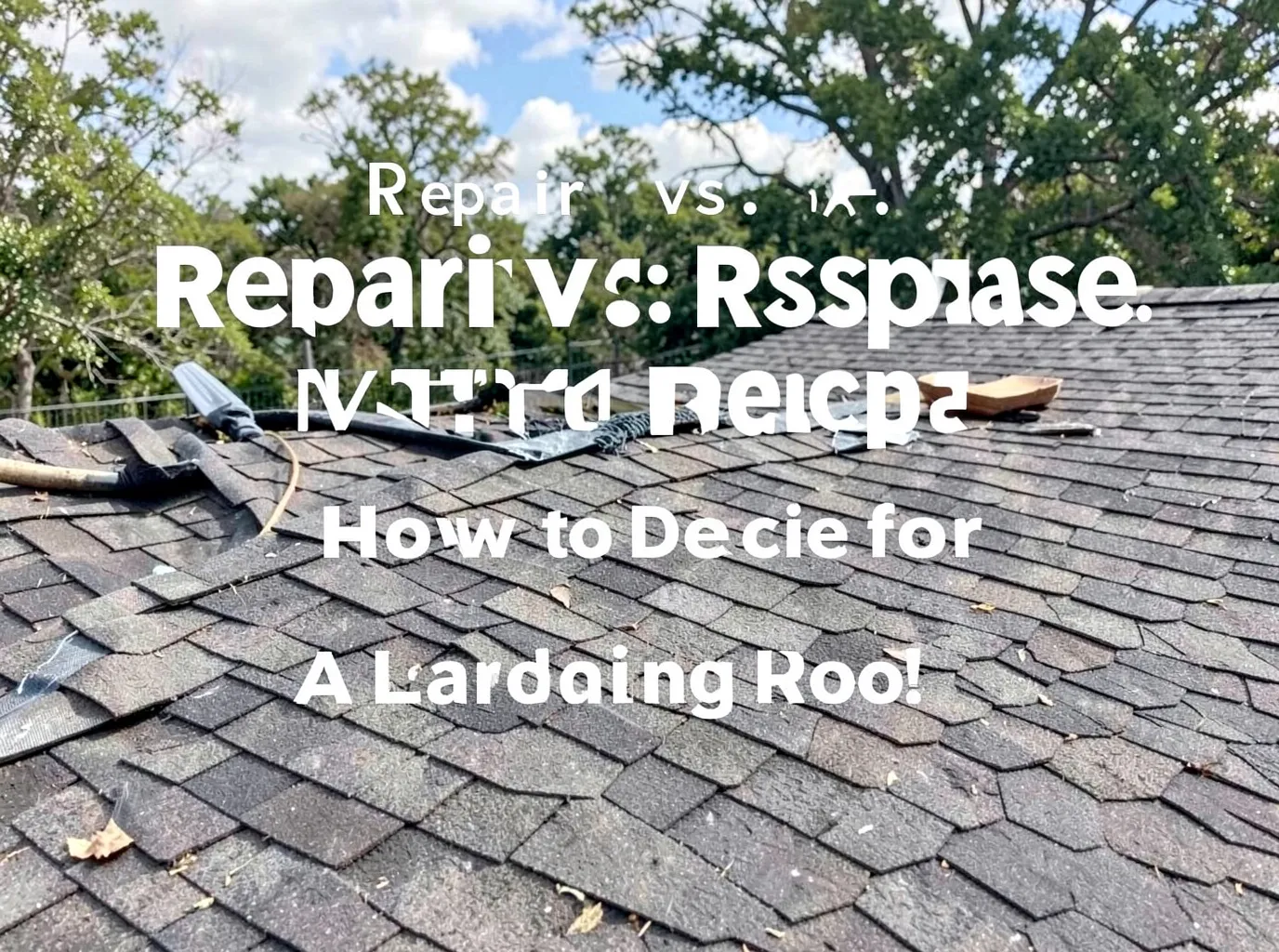 Repair vs. Replace: How to Decide for a Leaking Roof