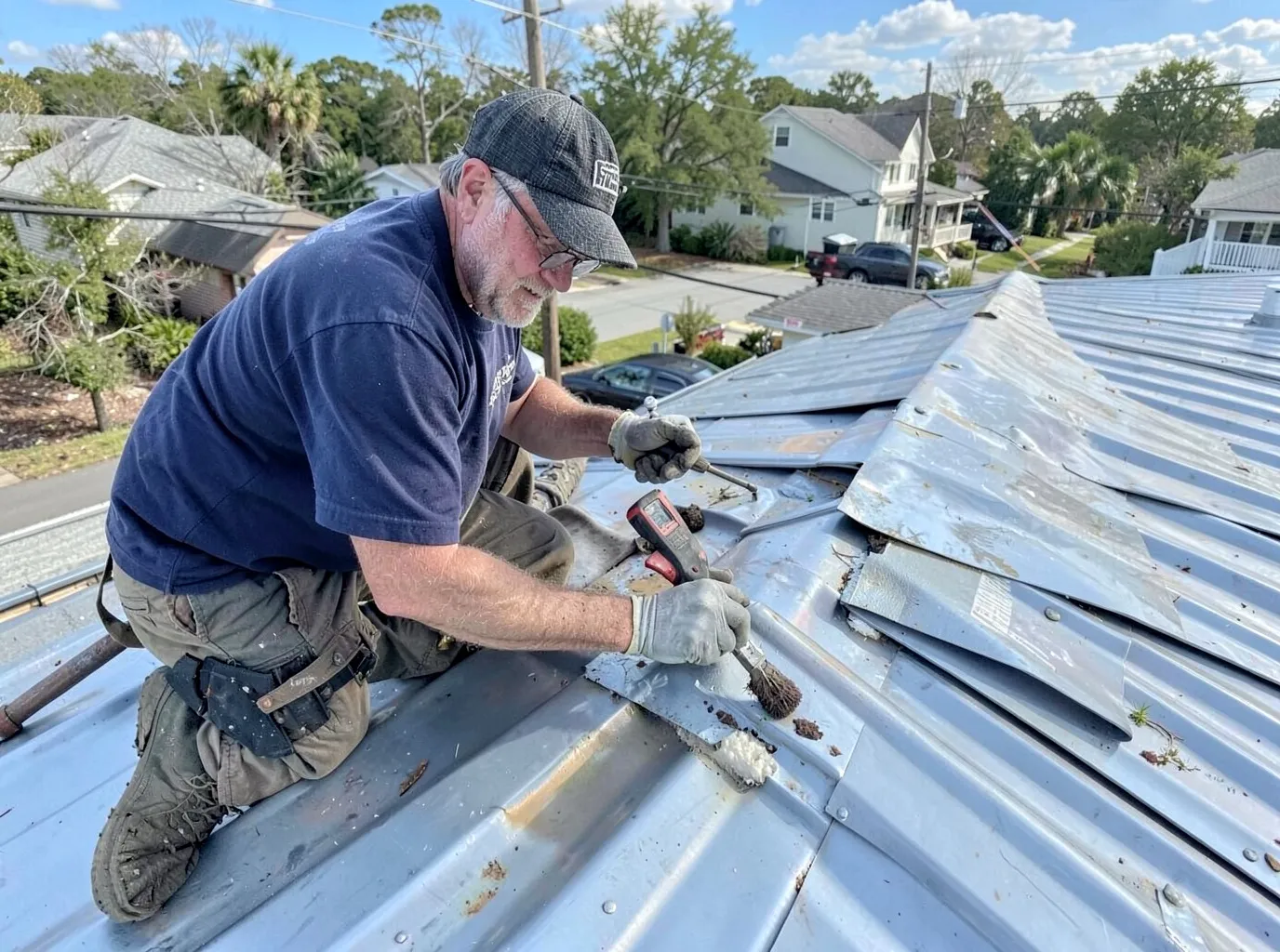 Metal Roof Leak Repair in Port Orange